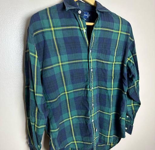 Polo Vintage  Ralph Lauren Oversized Plaid Shirt Size 6 EUC