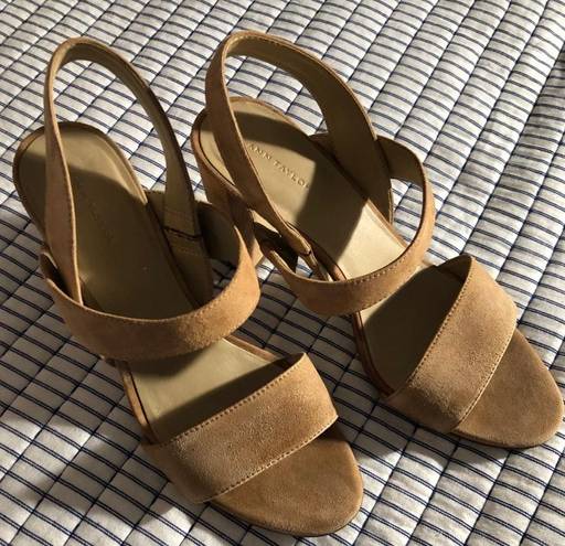 Ann Taylor strappy high heel sandals, 8.5