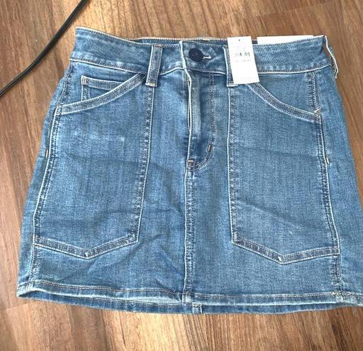 American Eagle Outfitters Hi Rise Jean Skirt Size 2