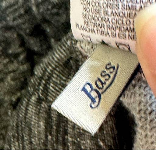 Krass&co G.H. Bass & . Heathered gray angle, zip jacket women, large.