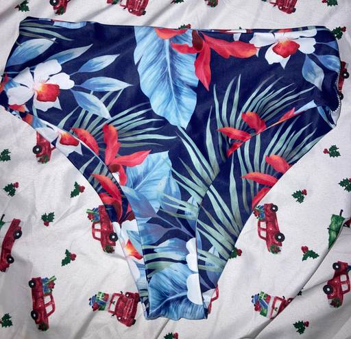 Vaya Island Leaf Print Bikini Bottoms