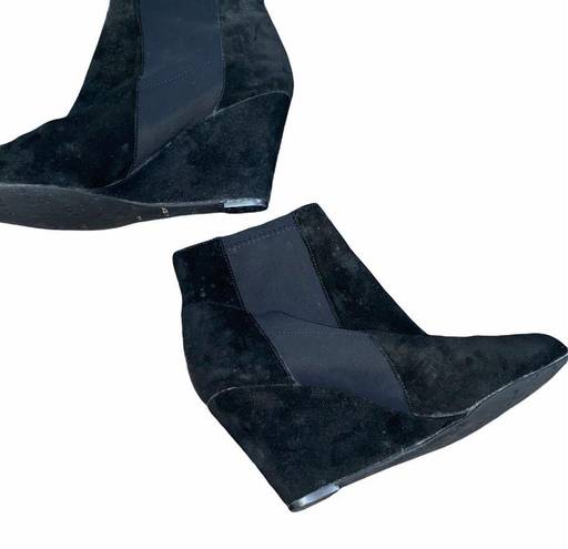 Via Spiga  black suede leather booties, 7M