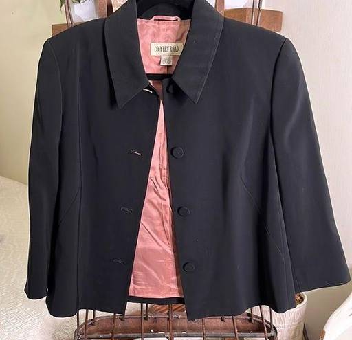 Country Road  Blazer Crop Length Size 8 Black