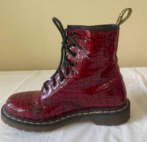 Dr. Martens Cherry Red Boots!