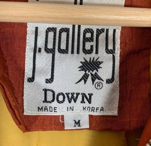 Gallery Vintage J  Southwest Duck Down Jacket Size Medium