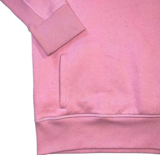 Zyia Oh So Soft Womens Hoodie Hooded Sweatshirt Pullover Long Sleeves Pink Large