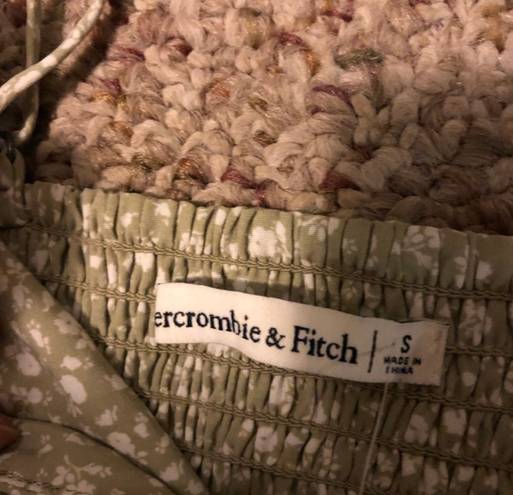 Abercrombie & Fitch Women’s Sage Green Front Knot Cami