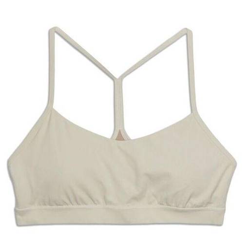 Lululemon  Flow Y sports Bra Size 8 White