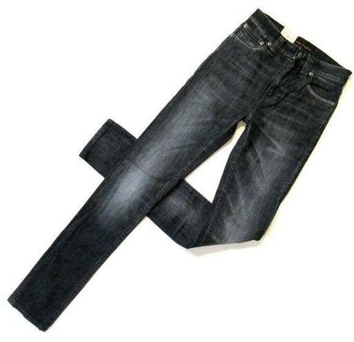 Krass&co NWT Nudie Jeans  High Kai in Organic Ogatan Gray Stretch Slim Skinny Jeans 25