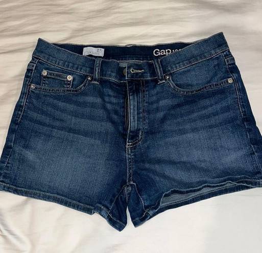 Gap 1969 Slim Dark Denim Shorts