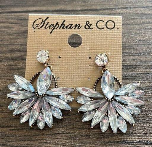 Krass&co Stephan &  Rhinestone earrings