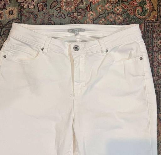 John Mark  White Bell Bottom Pants