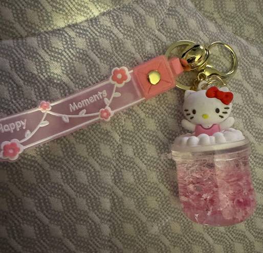Sanrio Liquid hello Kitty keychain