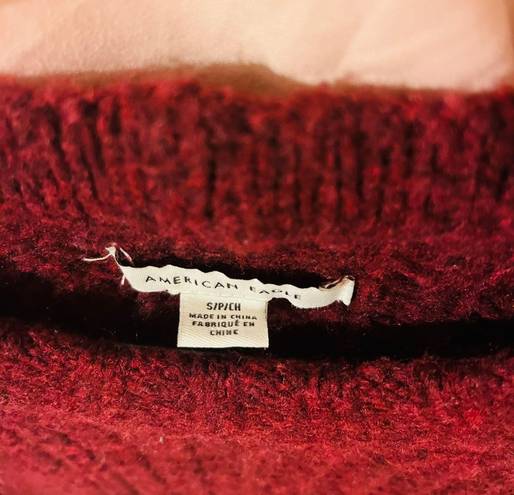 American Eagle Oversized Maroon Sweater