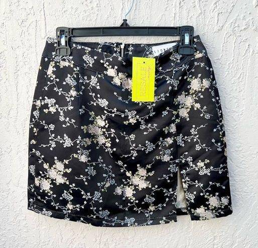 LIONESS  mini skirt floral XS