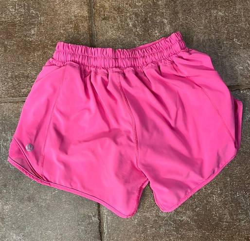 Lululemon Hotty Hot Shorts 4” Low Rise Sonic Pink