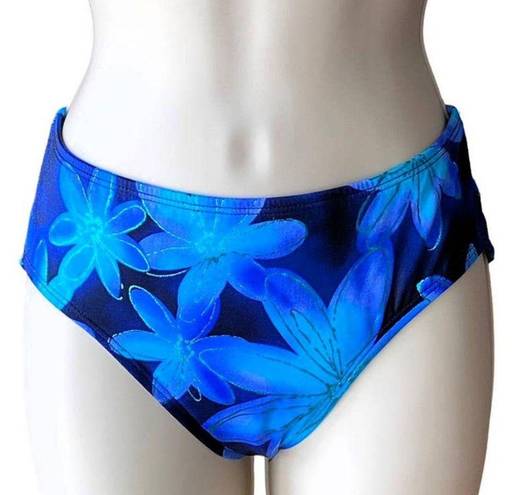 Longitude 2 Piece Bright Blue Floral TANKINI Swimsuit by  ~ Women's Size 8