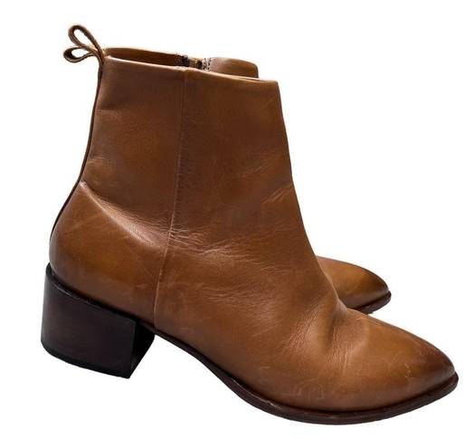 Krass&co Thursday boot  tempo brown leather ankle boots size 8