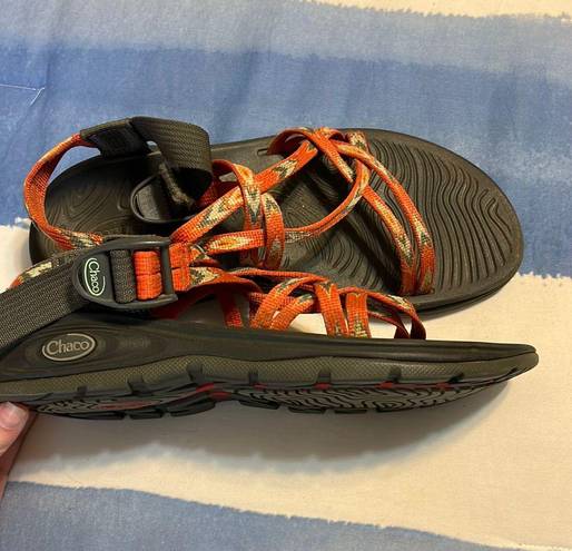 Chacos Orange Two Strap