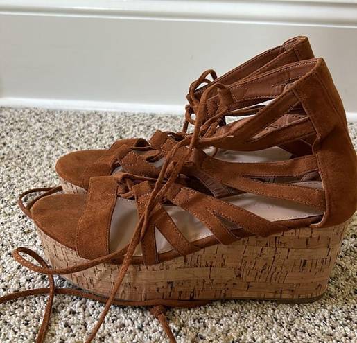 Charlotte Russe  Gladiator Wedge Heels