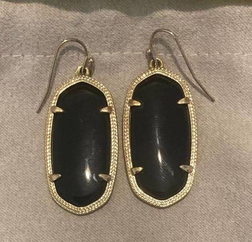 Kendra Scott Mini Elle Earrings Black