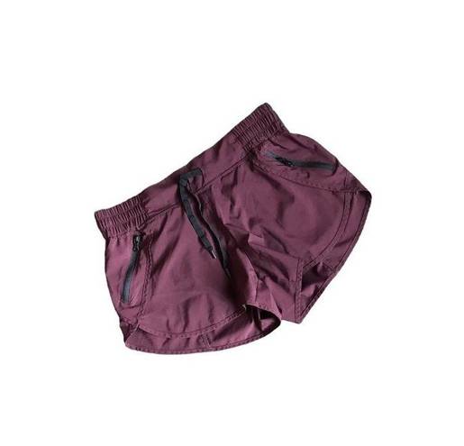 Zyia  Active Purple and Black Athletic Shorts