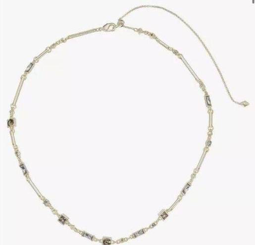 Kendra Scott  Rhett Adjustable Necklace Gold/Smoky Mix