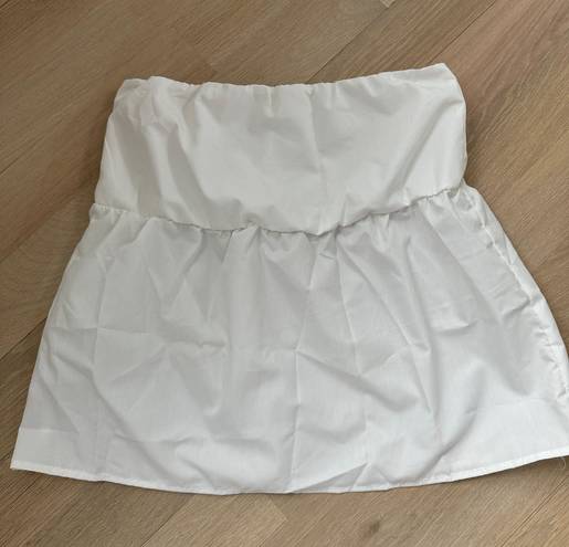 Sunday Affairs Tube Top White Size M