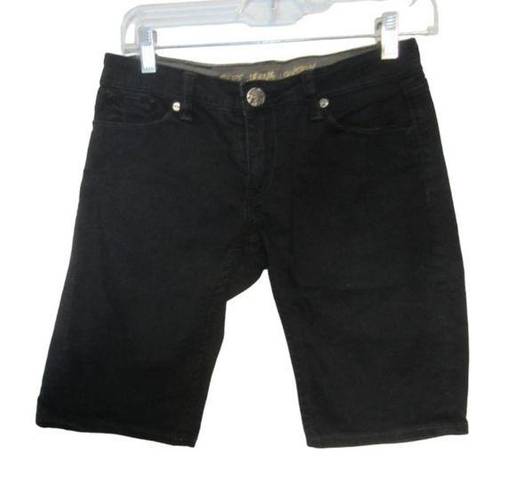 Pepe Jeans  London‎ Black Denim Knee Length Short Size 27