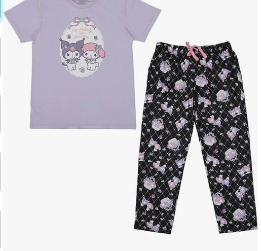 Sanrio Kuromi And My Melody Pajama Set