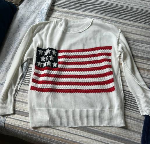 American flag sweater Size M