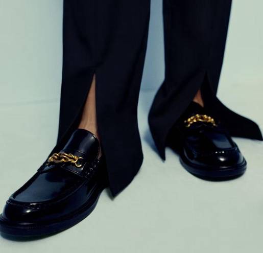 Mango New  Chain loafers