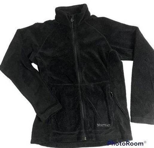 Marmot  Black Full Zip Fleece Jacket