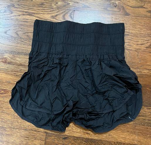 Free People Way Home Shorts Black