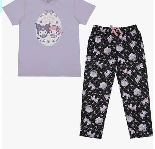 Sanrio Kuromi And My Melody Pajama Set 