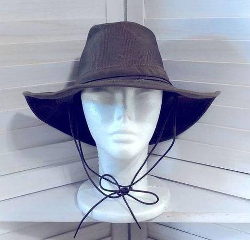 Krass&co Henschel Hat  USA vintage brown Indiana Jones style explorer hat sz women’s M