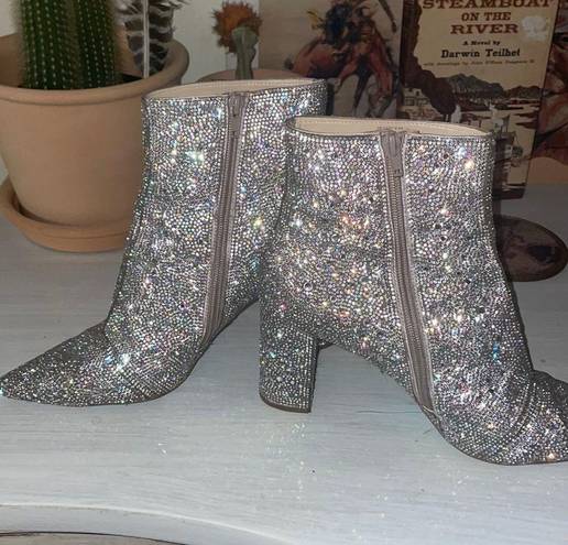 Betsey Johnson Sparkly Boots