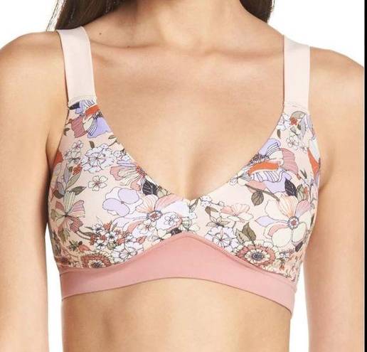 Spanx  wireless floral bra size medium