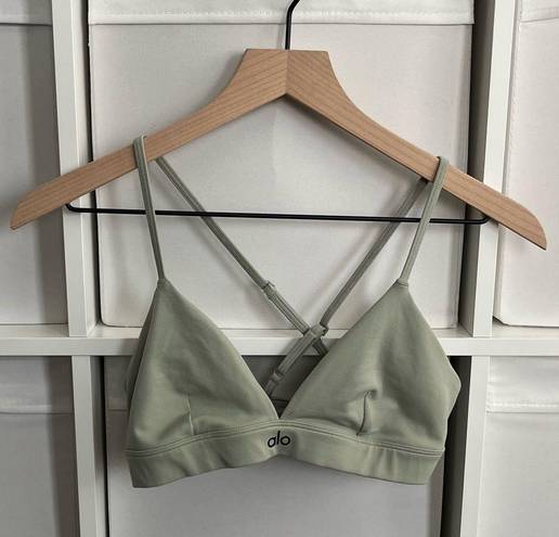 Alo Yoga  Splendor Bra in Limestone