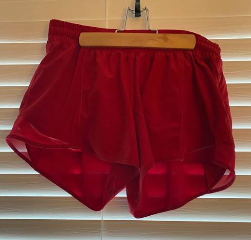 Lululemon Red Shorts