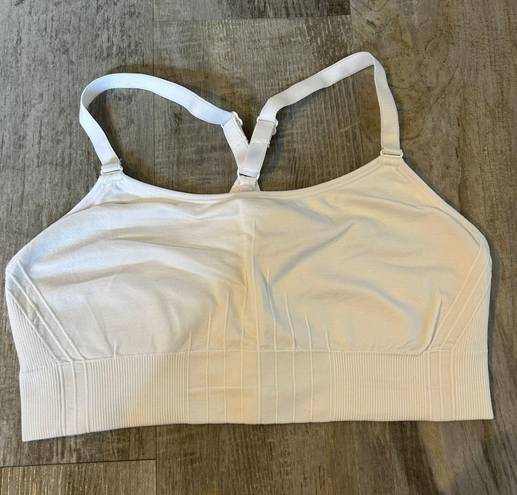 Champion White  Sports Bra