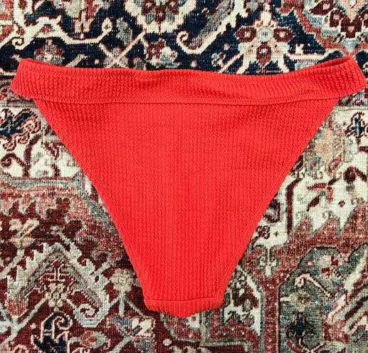 Aerie NWOT  Crinkle Banded Cheeky Bikini Bottom