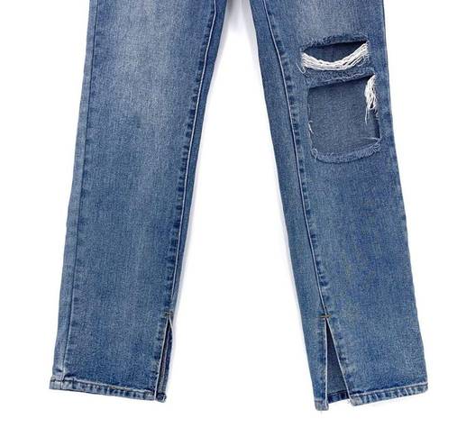 Momokrom  Straight Leg Jean Blue Denim 4