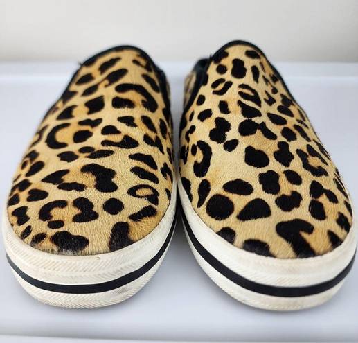 Keds  for Kate Spade Calf Hair Slip On Mule Animal Print Size 9.5