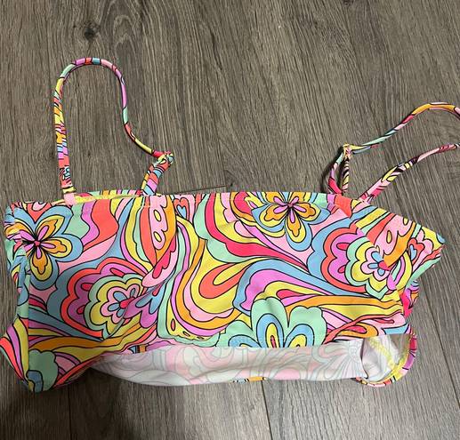 No Bo  Neon Bright Swim Top