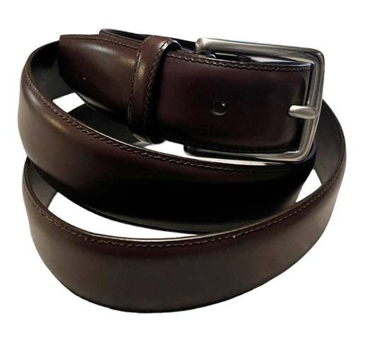 Coach  Leather Belt Brown Cowhide Solid Brass Buckle Classic 38/95 Designer EUC