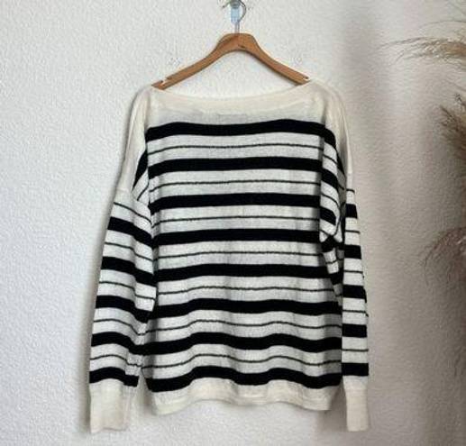 ALLSAINTS  striped boatneck wool sweater size M