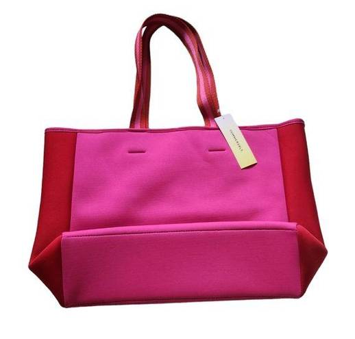 Summersalt NEW  pink & red neoprene tote