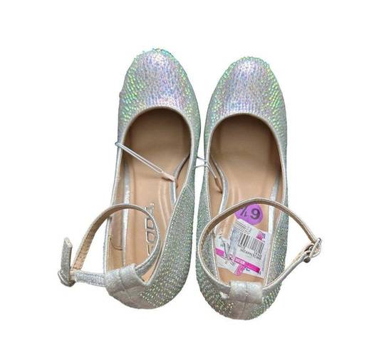 Soda  Rhinestone Studded Platform Heels Size 6.5 NEW