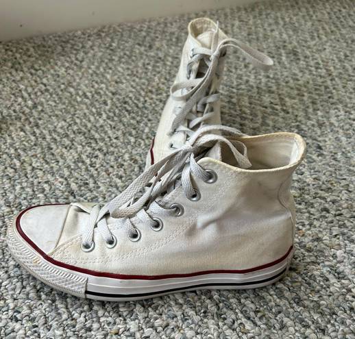 Converse White Hightop